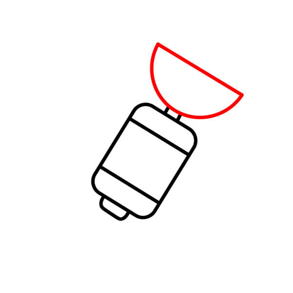 Hướng dẫn vẽ vệ tinh đơn giản dành cho người mới bắt đầu - Bắt đầu vẽ ăng-ten vệ tinh