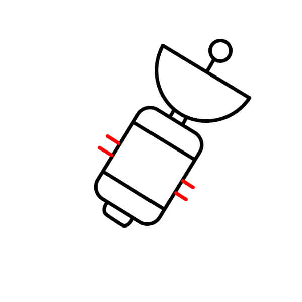 Hướng dẫn vẽ vệ tinh đơn giản dành cho người mới bắt đầu - Phần mở rộng hai bên