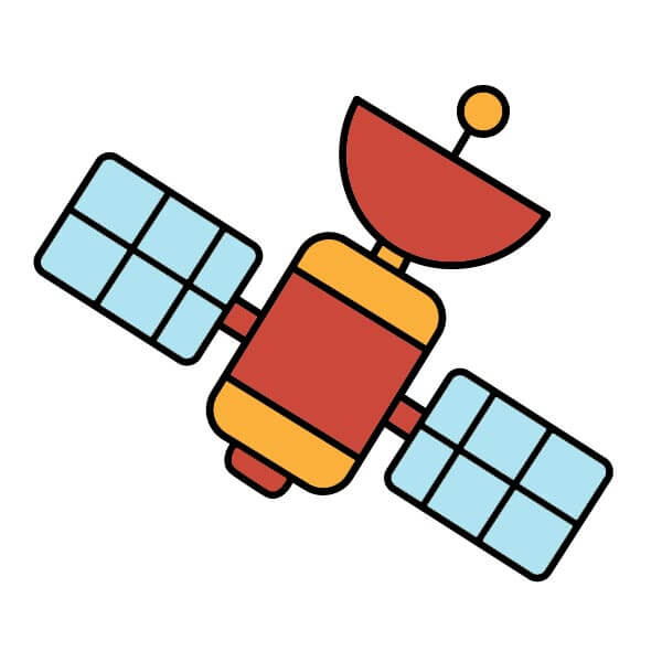 Hướng dẫn vẽ vệ tinh đơn giản dành cho người mới bắt đầu