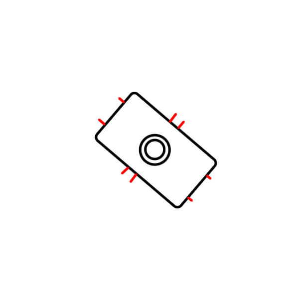 Hướng dẫn vẽ vệ tinh từng bước cho trẻ em - Ăng-ten và các đầu nối bên