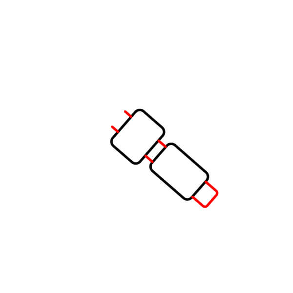 Học cách vẽ một vệ tinh thật ngầu – Bài học vẽ thú vị - Các đường nối và chi tiết đầu mút