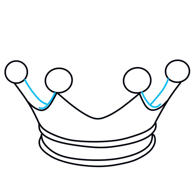 Hướng dẫn vẽ vương miện đơn giản và đẹp cho bé - Bước 4