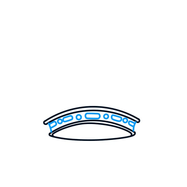 Hướng dẫn vẽ cái vương miện - Bước 2