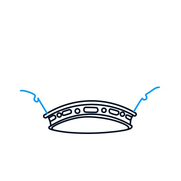 Hướng dẫn vẽ cái vương miện - Bước 3