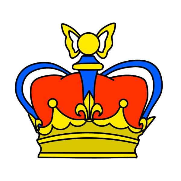 Cách vẽ Vương Miện