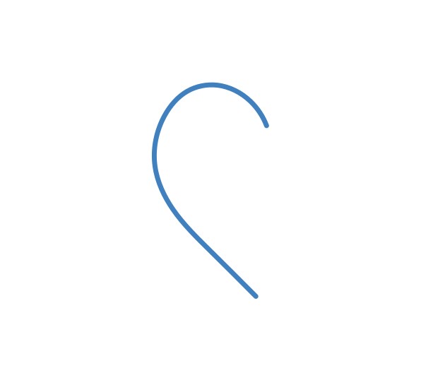 Hướng dẫn vẽ 3d trái tim hình khối màu xanh - Bước 1