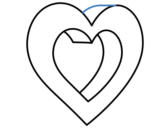 Hướng dẫn vẽ 3d trái tim hình khối màu xanh - Bước 7