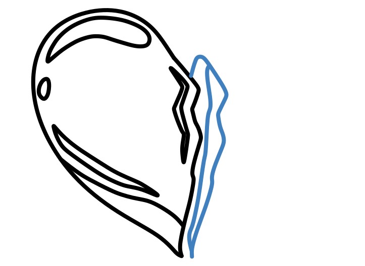 Hướng dẫn vẽ trái tim tan vỡ 3d - Bước 5