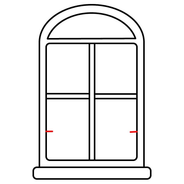 Hướng dẫn vẽ Cửa Sổ đơn giản cho người mới bắt đầu - Bước 7