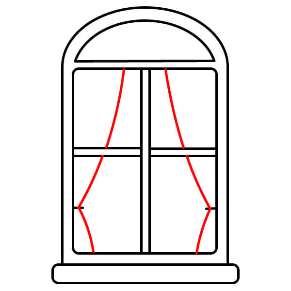 Hướng dẫn vẽ Cửa Sổ đơn giản cho người mới bắt đầu - Bước 8