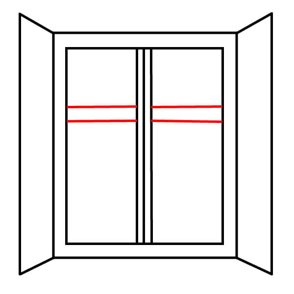 Hướng dẫn vẽ Cửa Sổ đơn giản và thú vị dành cho trẻ em - Bước 5