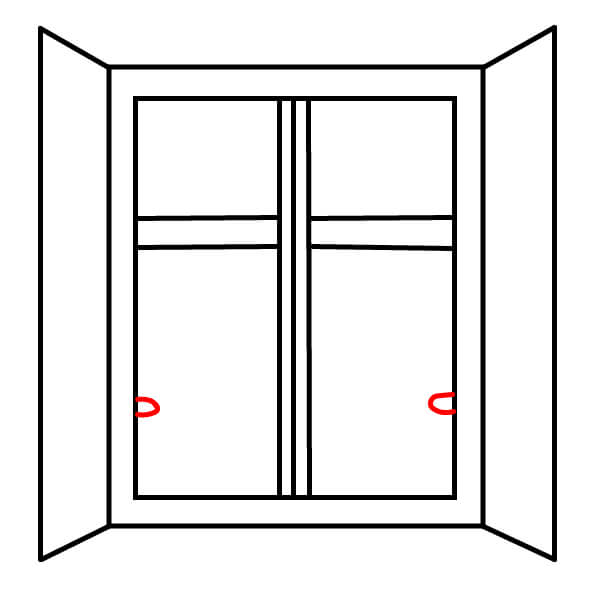 Hướng dẫn vẽ Cửa Sổ đơn giản và thú vị dành cho trẻ em - Bước 6