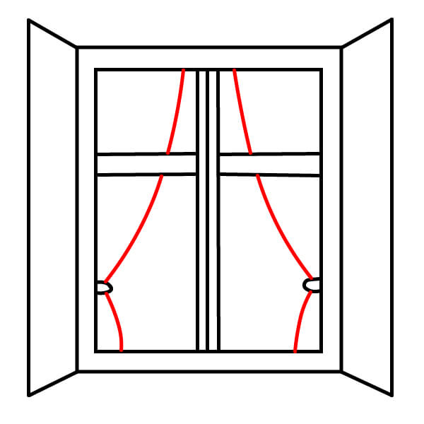 Hướng dẫn vẽ Cửa Sổ đơn giản và thú vị dành cho trẻ em - Bước 7
