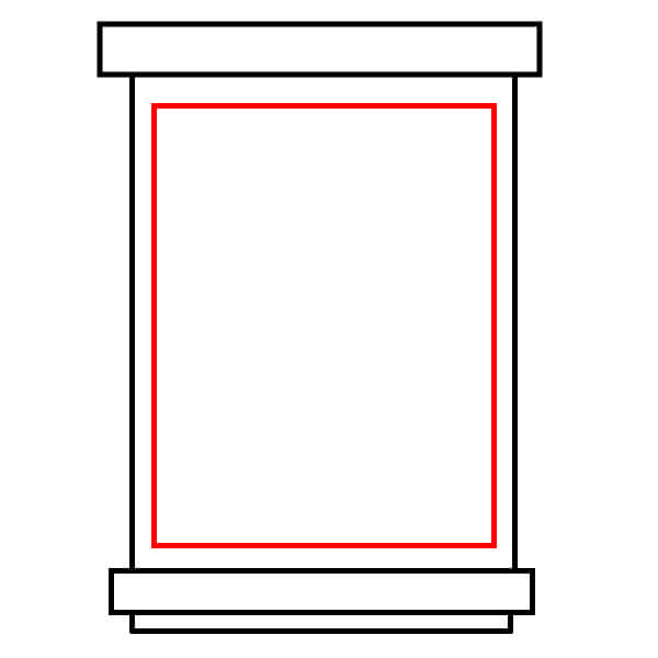 Vẽ Cửa Sổ có rèm cửa dễ dàng cho trẻ em - Bước 5