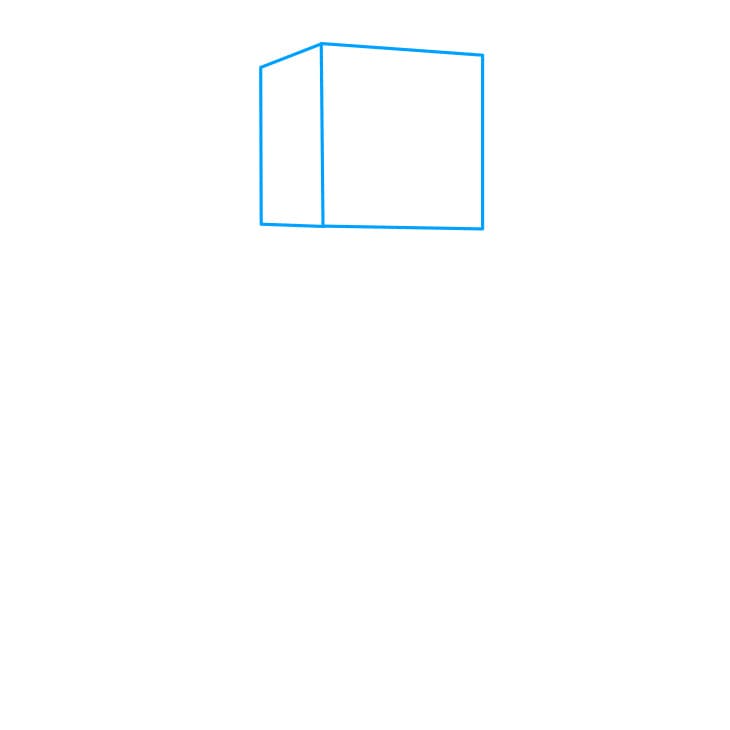 Hướng dẫn vẽ dễ dàng : Enderman - Bước 1