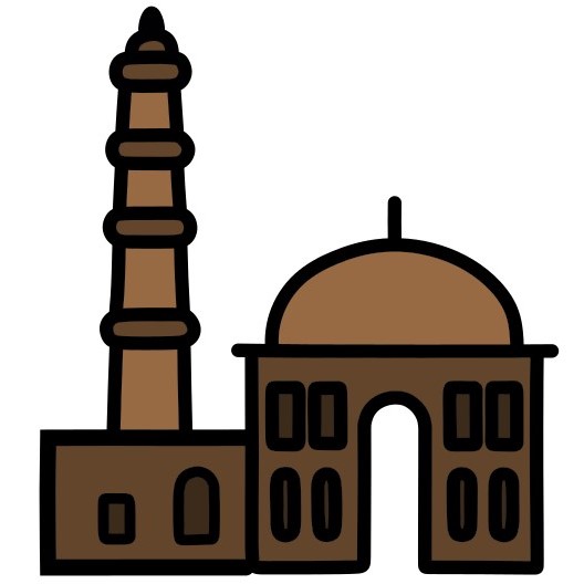 Hướng dẫn vẽ tháp Qutb Minar đơn giản. - Bước 10