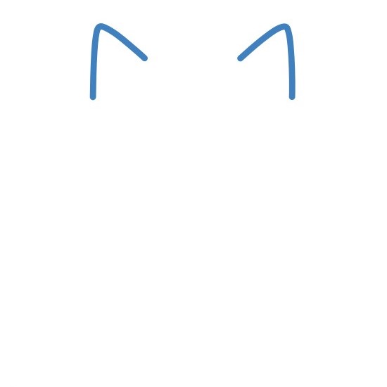 Hướng dẫn vẽ mặt nạ cáo. - Bước 1