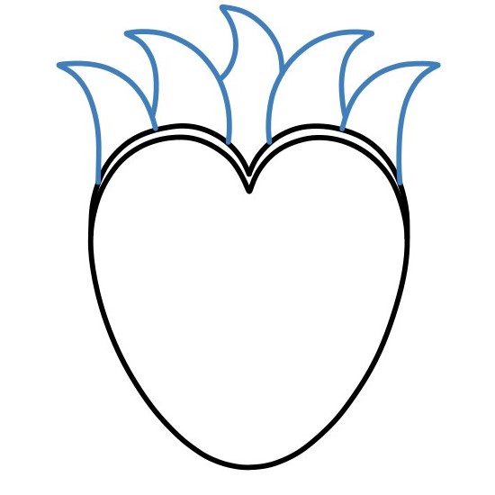 Hướng dẫn vẽ mặt nạ lễ hội. - Bước 3