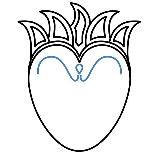 Hướng dẫn vẽ mặt nạ lễ hội. - Bước 5