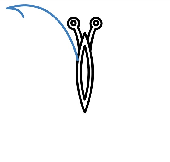 Hướng dẫn vẽ mặt nạ bướm. - Bước 3