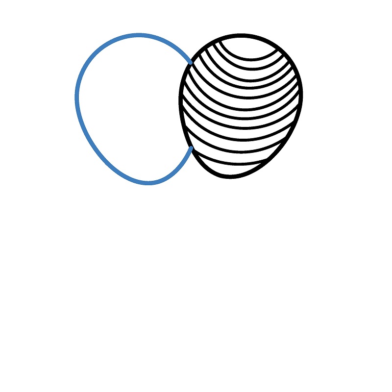 Hướng dẫn vẽ chùm bóng bay đơn giản. - Bước 3