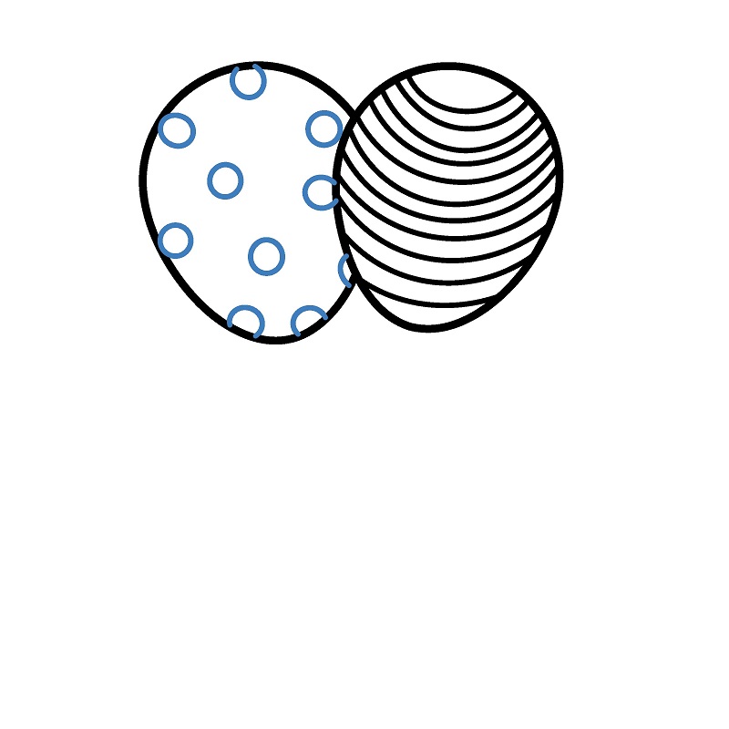 Hướng dẫn vẽ chùm bóng bay đơn giản. - Bước 4