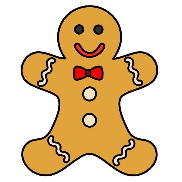 Hướng dẫn vẽ người bánh gừng.