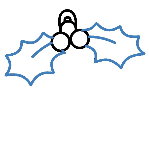 Hướng dẫn vẽ chuông giáng sinh. - Bước 3