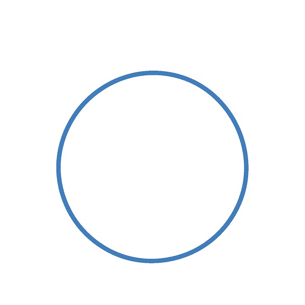 Hướng dẫn vẽ quả bóng trang trí giáng sinh. - Bước 1