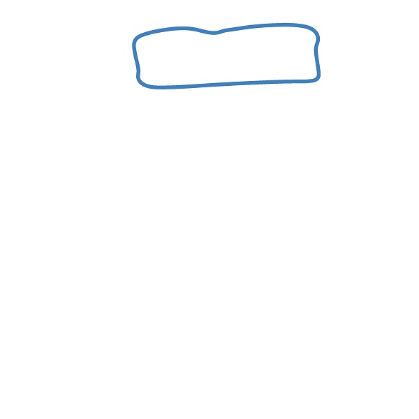 Hướng dẫn vẽ chiếc tất giáng sinh. - Bước 1