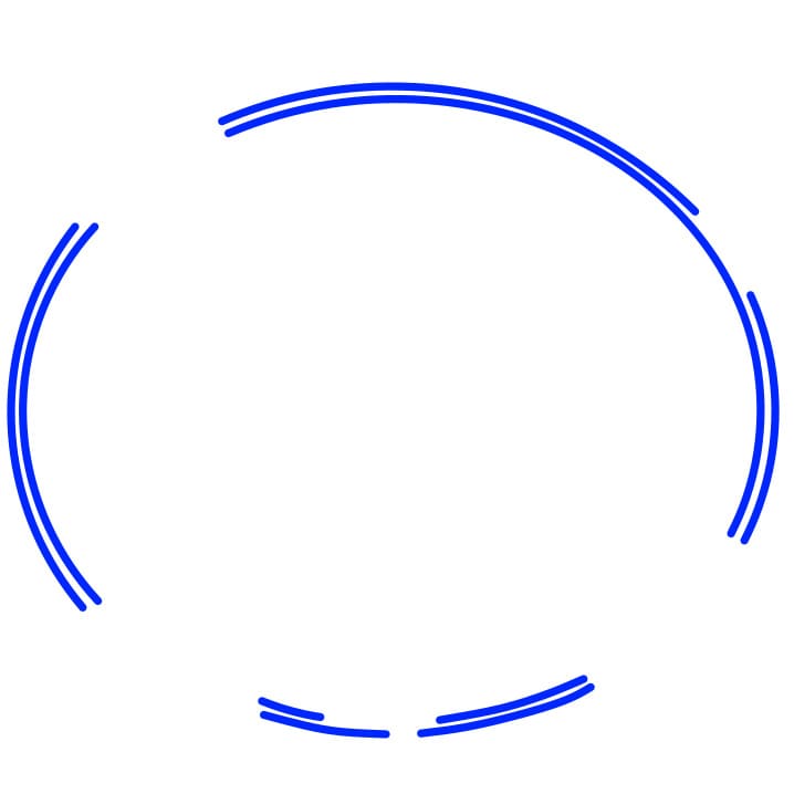 Hướng dẫn vẽ ông già noel đêm giáng sinh - Bước 1