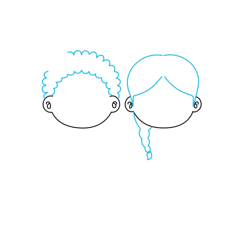 Hướng dẫn cách vẽ ngày quốc khánh của Ấn Độ cho bé - Bước 3