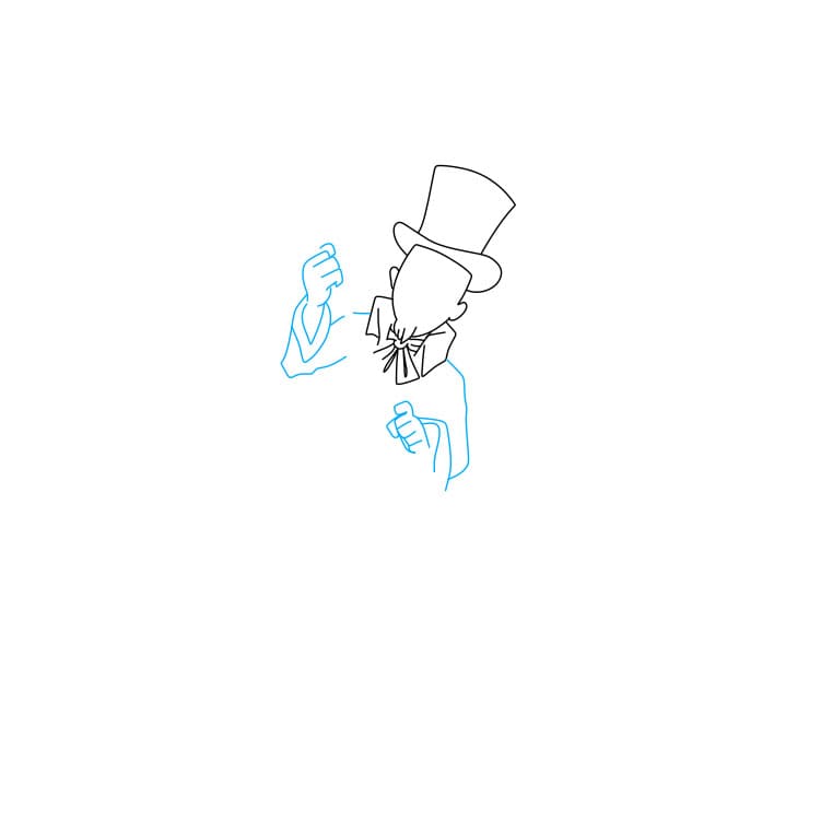 Hướng dẫn cách vẽ ngày quốc khánh của nước Mỹ cho bé - Bước 4