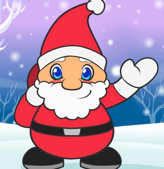Cách vẽ ông già Noel