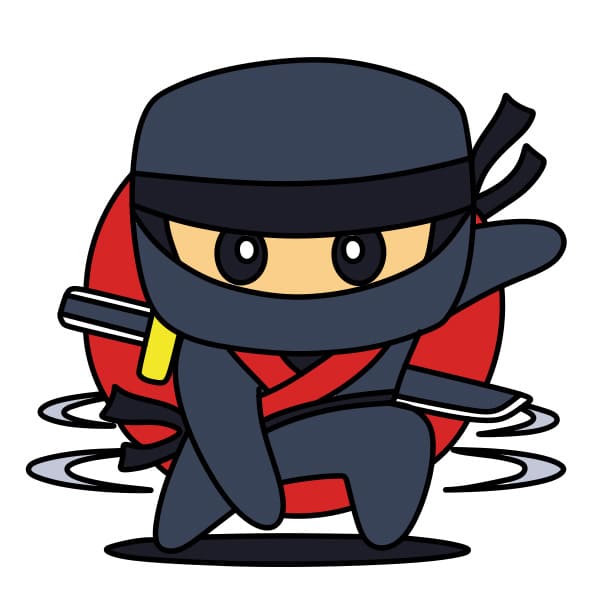 Hướng dẫn vẽ một chiến binh Ninja siêu ngầu cho bé