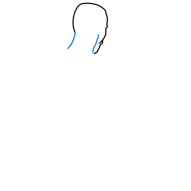 Hướng dẫn cách vẽ Cristiano Ronaldo – một cầu thủ bóng đá nổi tiếng đơn giản và đẹp cho bé - Bước 3