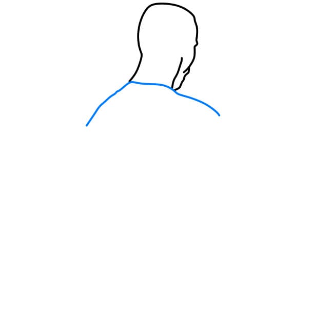 Hướng dẫn cách vẽ Cristiano Ronaldo – một cầu thủ bóng đá nổi tiếng đơn giản và đẹp cho bé - Bước 4