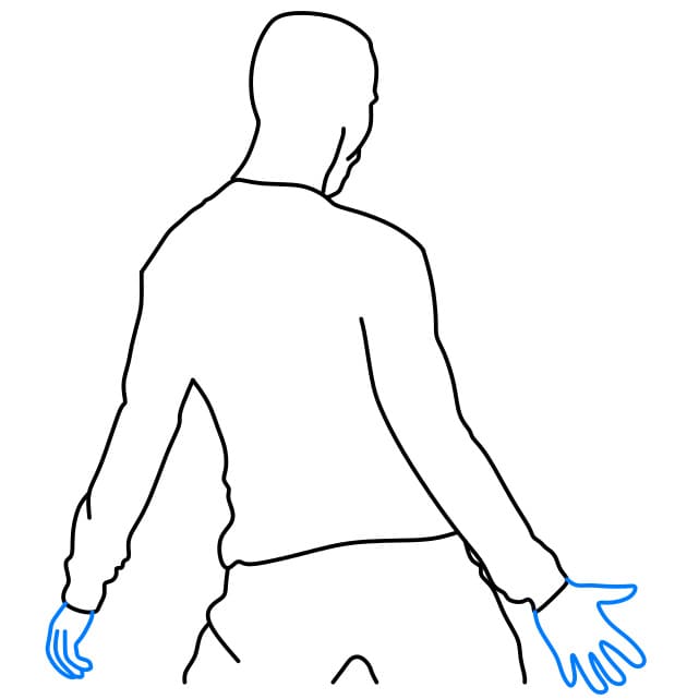 Hướng dẫn cách vẽ Cristiano Ronaldo – một cầu thủ bóng đá nổi tiếng đơn giản và đẹp cho bé - Bước 5