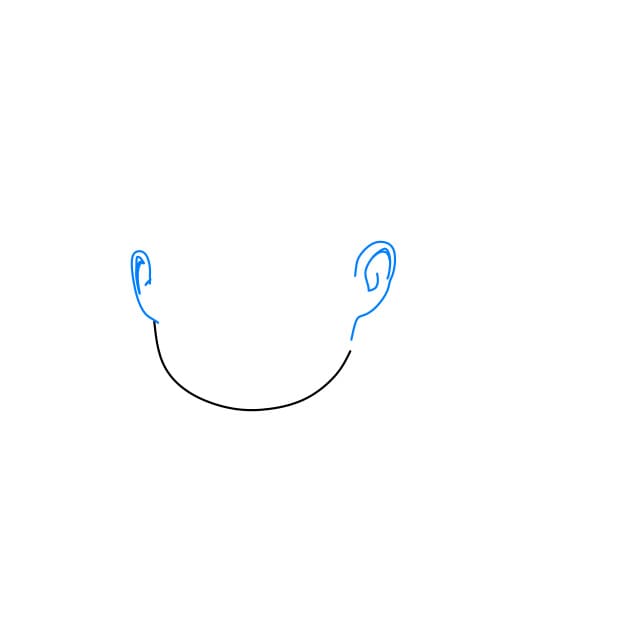 Hướng dẫn cách vẽ chân dung của Cristiano Ronaldo – một cầu thủ bóng đá nổi tiếng đơn giản và đẹp cho bé - Bước 2