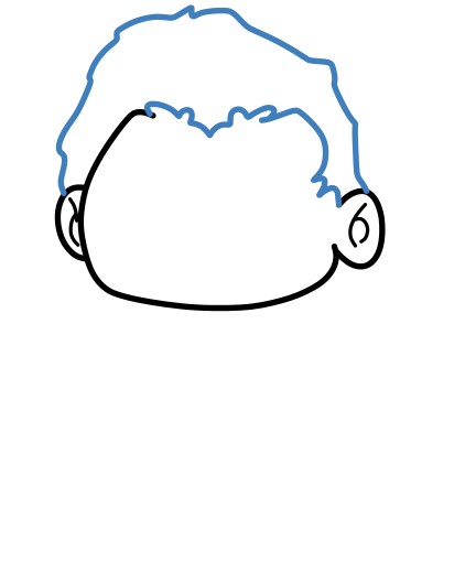 Hướng dẫn vẽ Michael Myers tí hon đáng sợ. - Bước 3