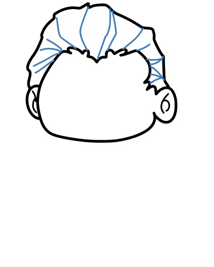 Hướng dẫn vẽ Michael Myers tí hon đáng sợ. - Bước 4