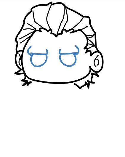 Hướng dẫn vẽ Michael Myers tí hon đáng sợ. - Bước 6