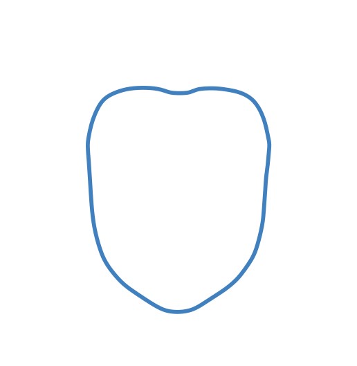 Hướng dẫn vẽ đầu của Michael Myers. - Bước 1