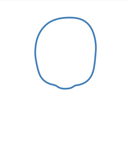 Hướng dẫn vẽ Michael Myers tí hon với con dao sắc lẹm. - Bước 1