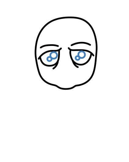 Hướng dẫn vẽ Michael Myers tí hon với con dao sắc lẹm. - Bước 3