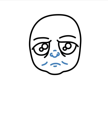 Hướng dẫn vẽ Michael Myers tí hon với con dao sắc lẹm. - Bước 4