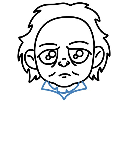 Hướng dẫn vẽ Michael Myers tí hon với con dao sắc lẹm. - Bước 7