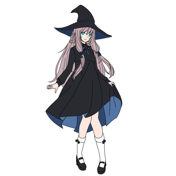 Cách vẽ phù thủy