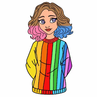 Hướng dẫn vẽ nhân vật Enid Sinclair đẹp và chi tiết.