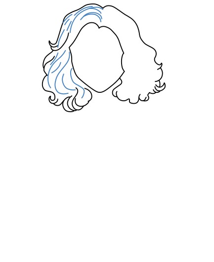 Hướng dẫn vẽ nhân vật Enid Sinclair đẹp và chi tiết. - Bước 3